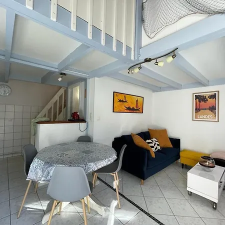 Patio Proche Avec Piscine Collective, Cour Amenagee Et Parking Prive - Fr-1-413-139 * Capbreton